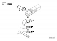 Bosch 3 603 C99 800 Pws 7-125 Angle Grinder 230 V / Eu Spare Parts